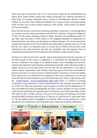 Education in india and Women Empowerment | PDF