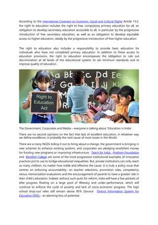 Education in india and Women Empowerment | PDF