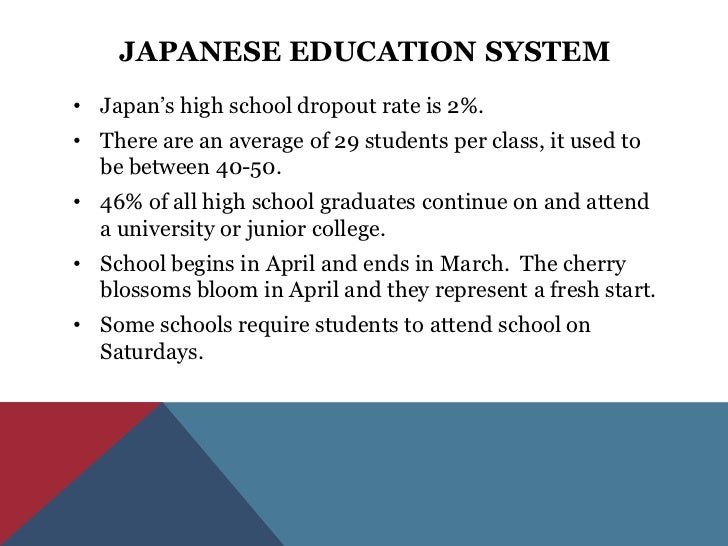 education in japan japanese school system