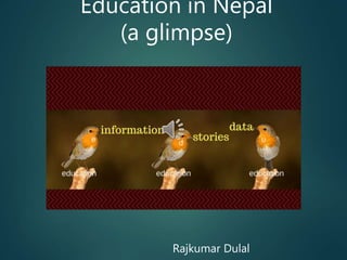 Education in Nepal
(a glimpse)
Rajkumar Dulal
 