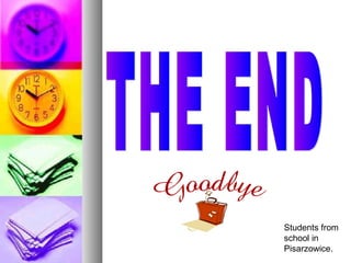 Students from
school in
Pisarzowice.
 