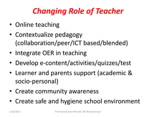 Education in Post COVID Era | PPTX