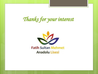 Thanks for your interest
 