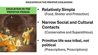 The education in the primitive period.pdf