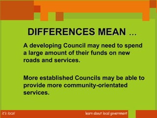 Council Rank Example Hierarchy and Functions of Local Government | PPT
