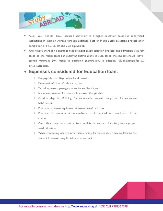 Education loan central bank