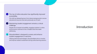 Education Meet- A Proposal for Enhancing Student Engagement in Online ...