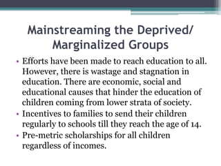 Marginalized Learners Education of marginalized and socially disadvantages segments.pptx