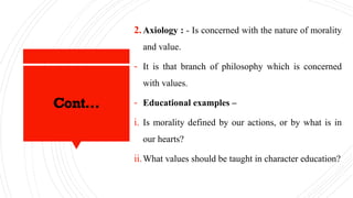 EDUCATION philosophy education msc .pptx