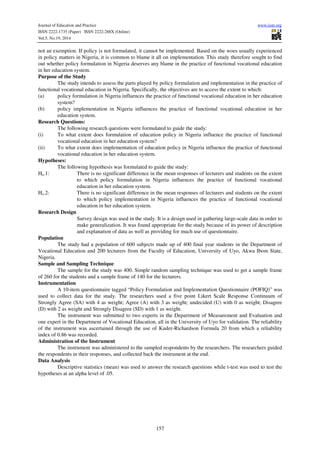 Education policy in nigeria | PDF