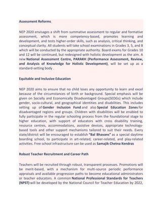 Education policy of india 2020 | PDF