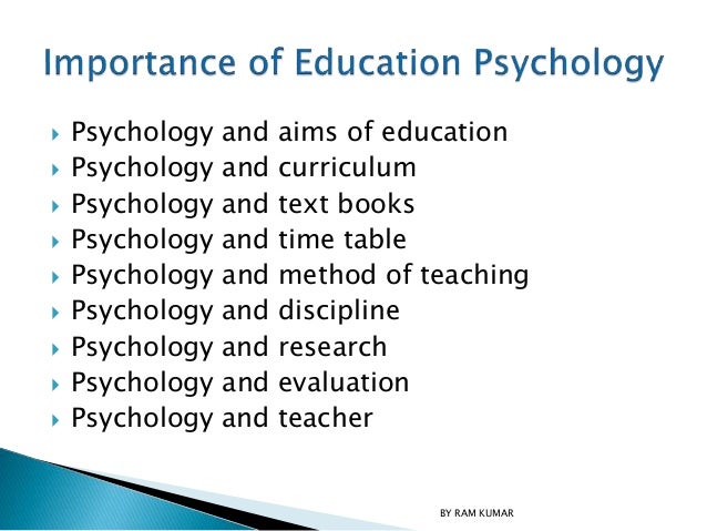 psychology of education
