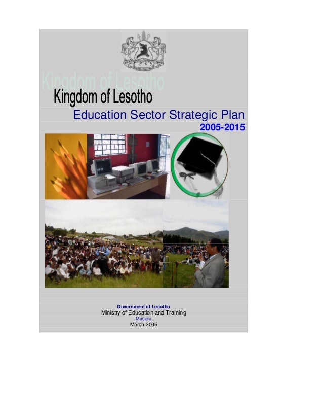 education sector strategic plan