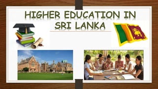 Higher Education System of Sri lanka and Cuba | PPTX
