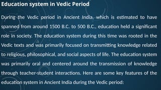 Comprehensive Overview of the Education System in Ancient India During ...