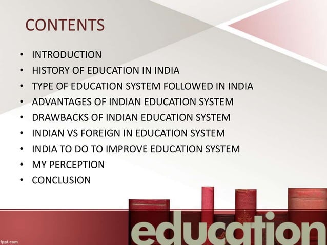 introduction for education system in india