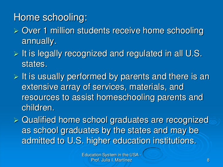 Education system in the USA