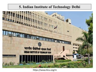 https://www.4icu.org/in
5. Indian Institute of Technology Delhi
 