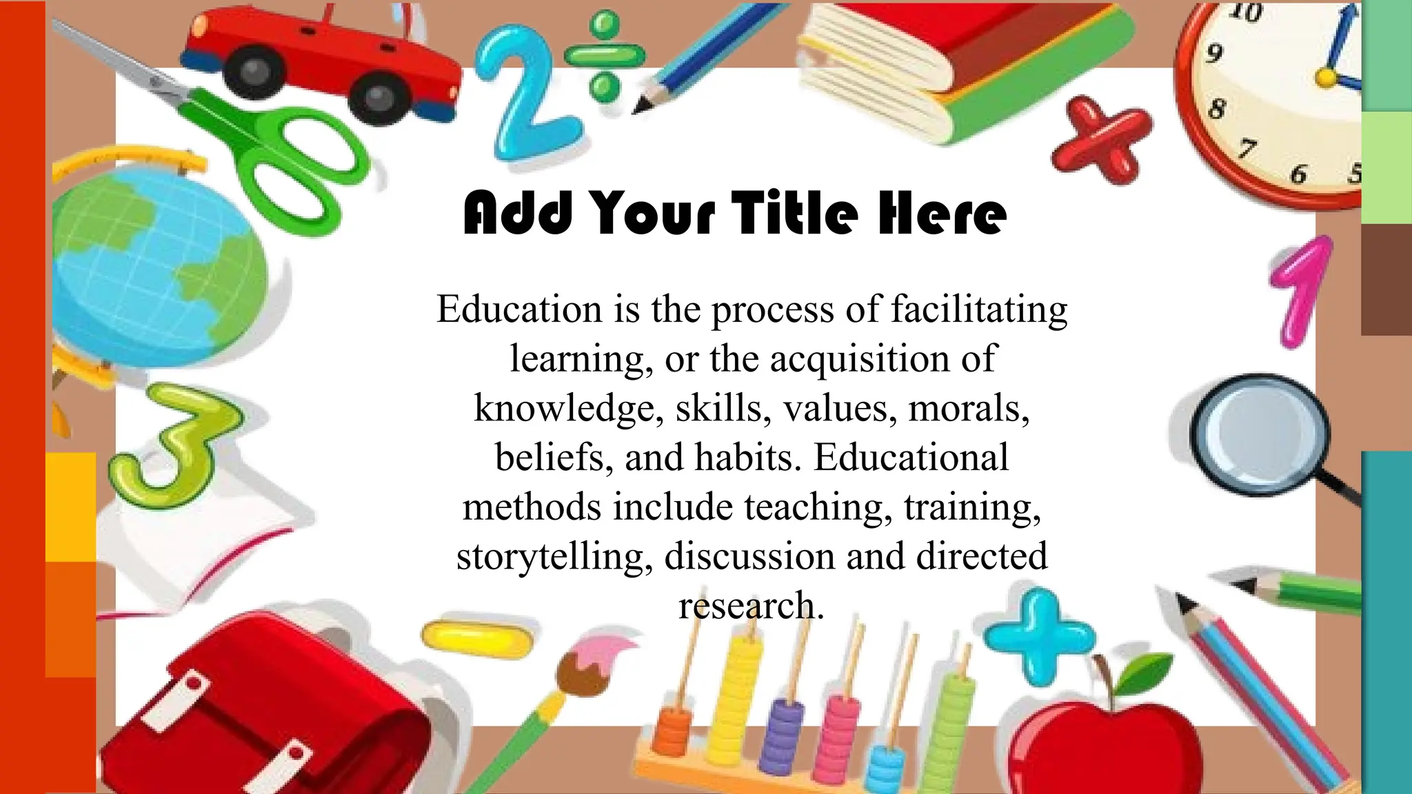 Educational Theme.POWERPOINT TEMPLATESSS PPT