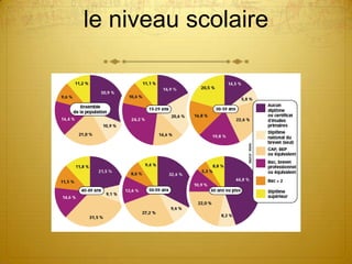 le niveau scolaire
 