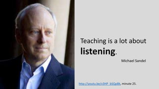 Question # 4
How do we
connect with students?
 