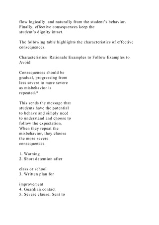 Less Severe Example Picture Educators Guide to Preventing and Solving Discipline Problemsby.docx