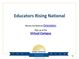 Educators Rising Packets All About Educators Rising | PPTX