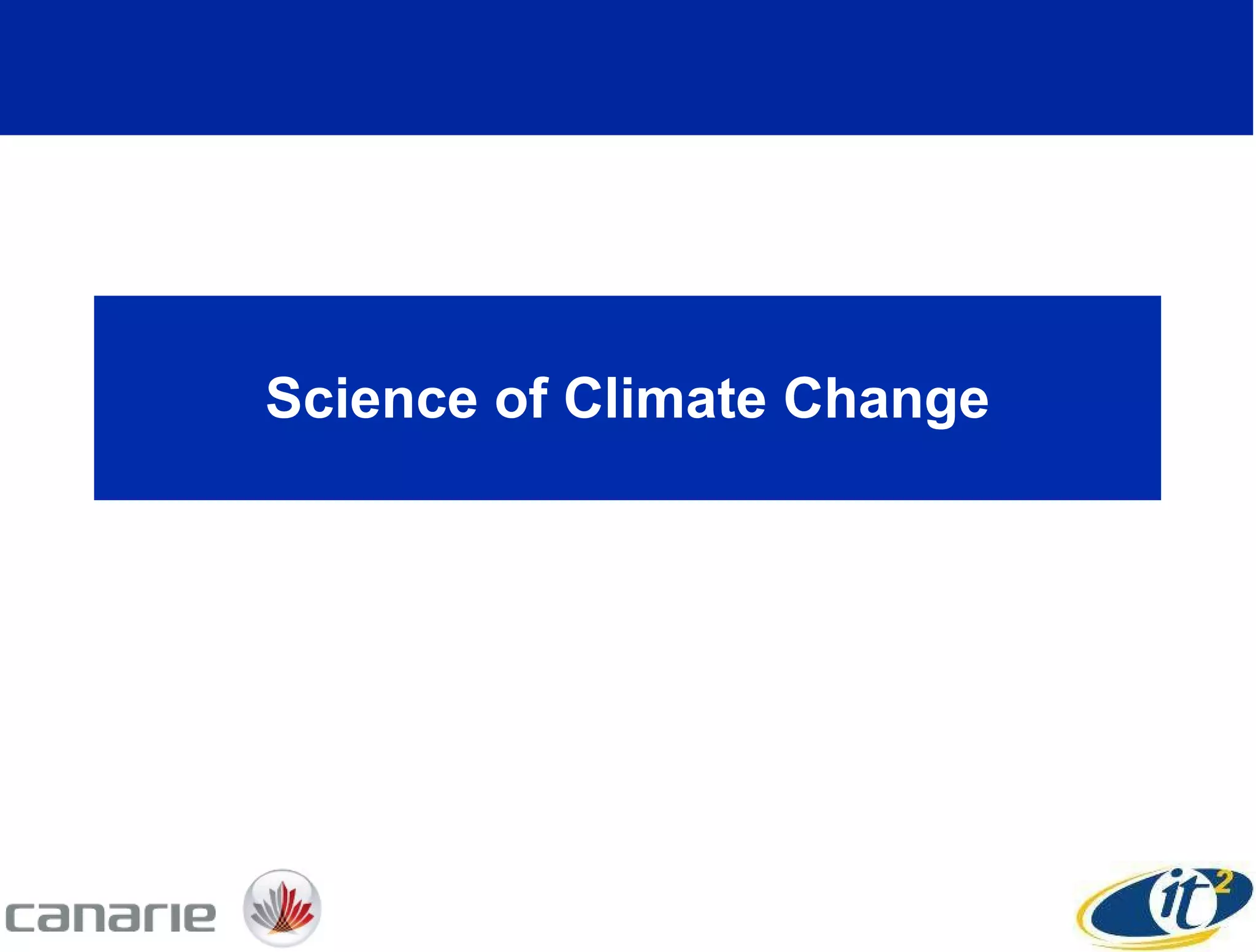Science of Climate Change 