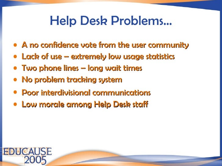 Educause Transformation Of Help Desk Services At Rutgers