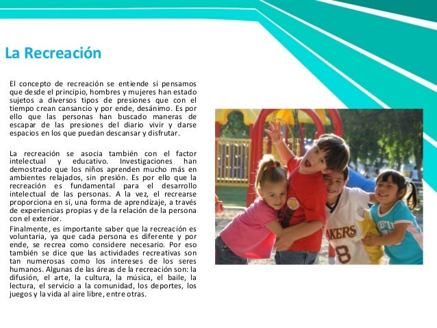 Educación Física La recreación SAIA UFT