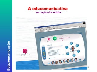 A educomunicativa  na ação da mídia 