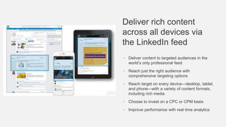 Three factors of Sponsored Content success
Content
Target
Size
Bids &
Budget
 