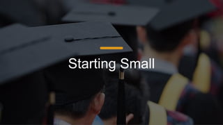 “I’m looking for students that want to learn more about my MBA program”
Tip #1: Start with the what
 