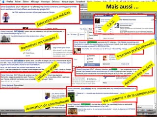 Mais aussi ... Éducation aux médias Remotiver ses troupes ! Offres de stage Insertion professionnelle Vie « interne » de la composante Annuaire des anciens S.A.V. Animation de communauté 