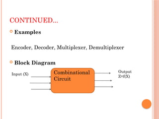 Combinational vs Sequential Logic Circuits Explained with Examples | PPTX