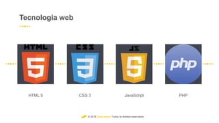 © 2018 Carla Jesus Todos os direitos reservados
Tecnologia web
HTML 5 CSS 3 JavaScript PHP
 