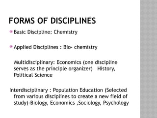 Education Discipline for Bachelors of Education .pptx