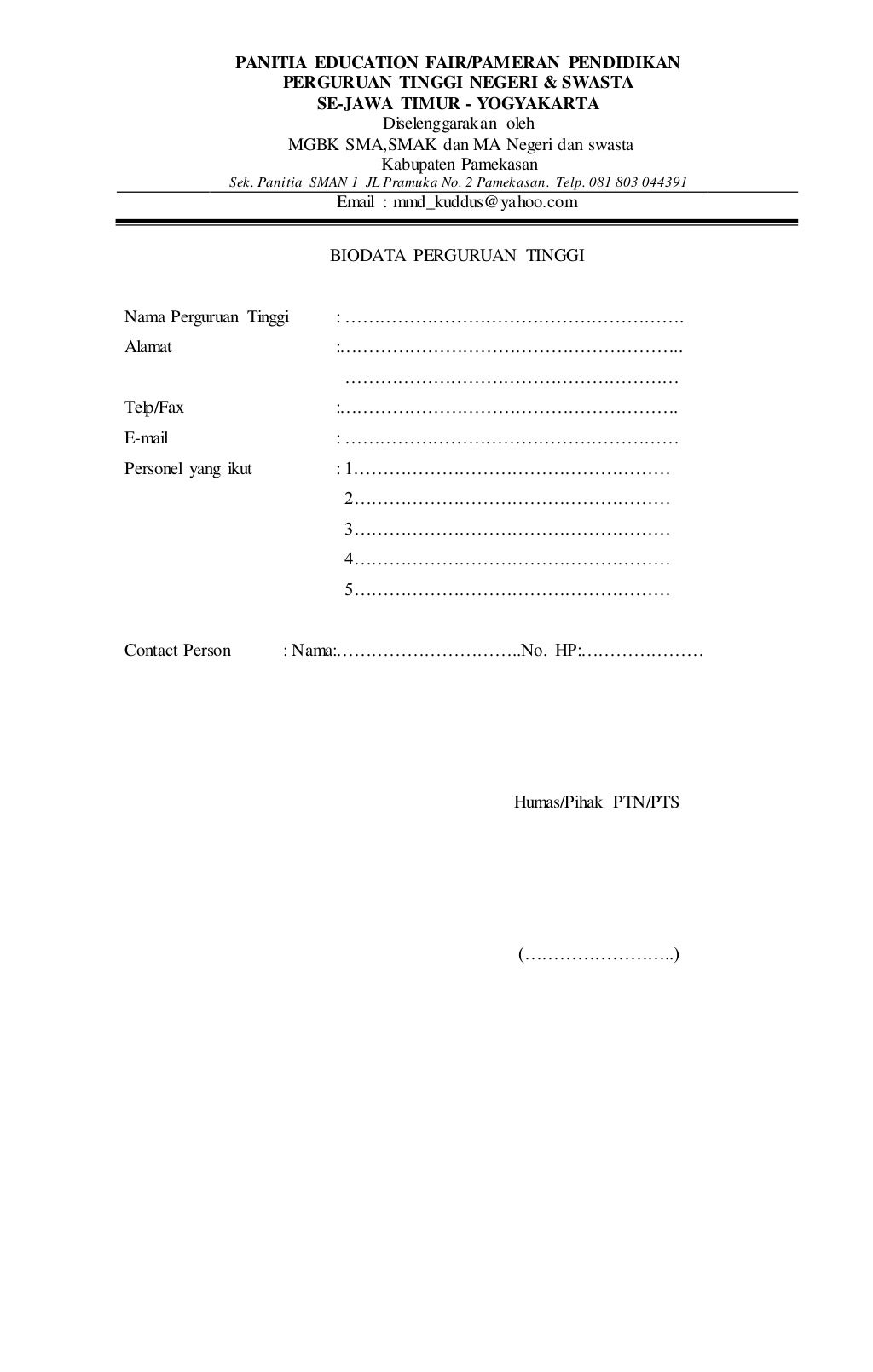 Edufair 2015 (proposal)