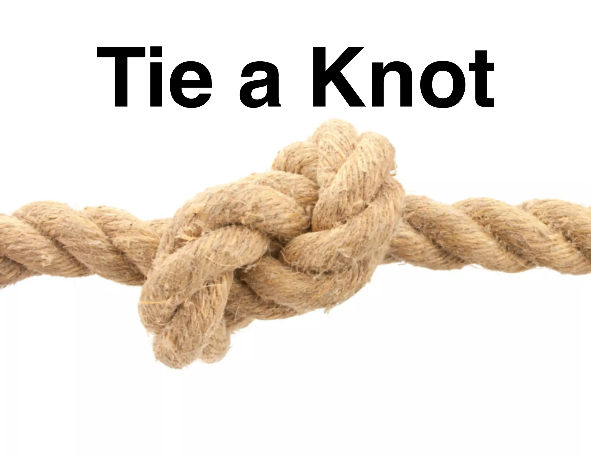 Tie a Knot
 