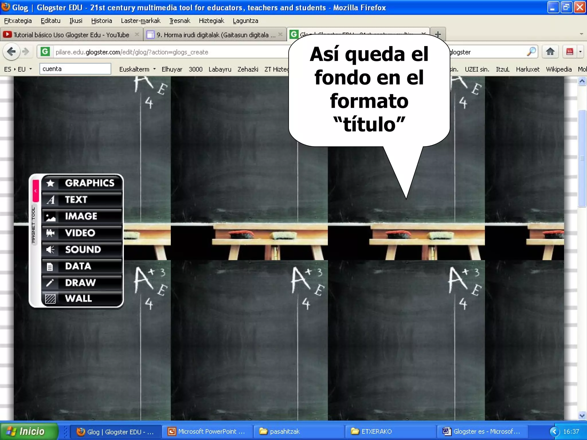Eduglogster tutorial
