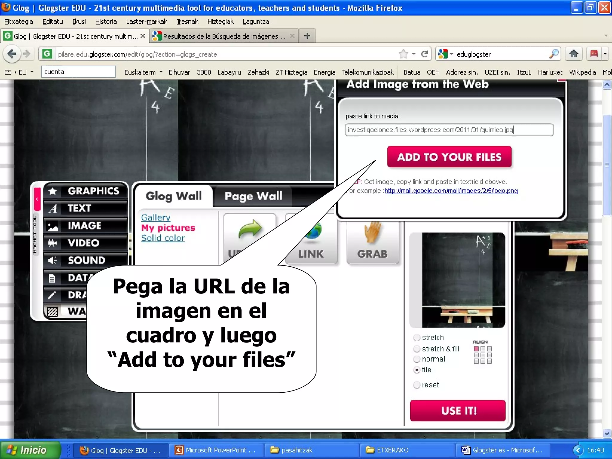 Eduglogster tutorial