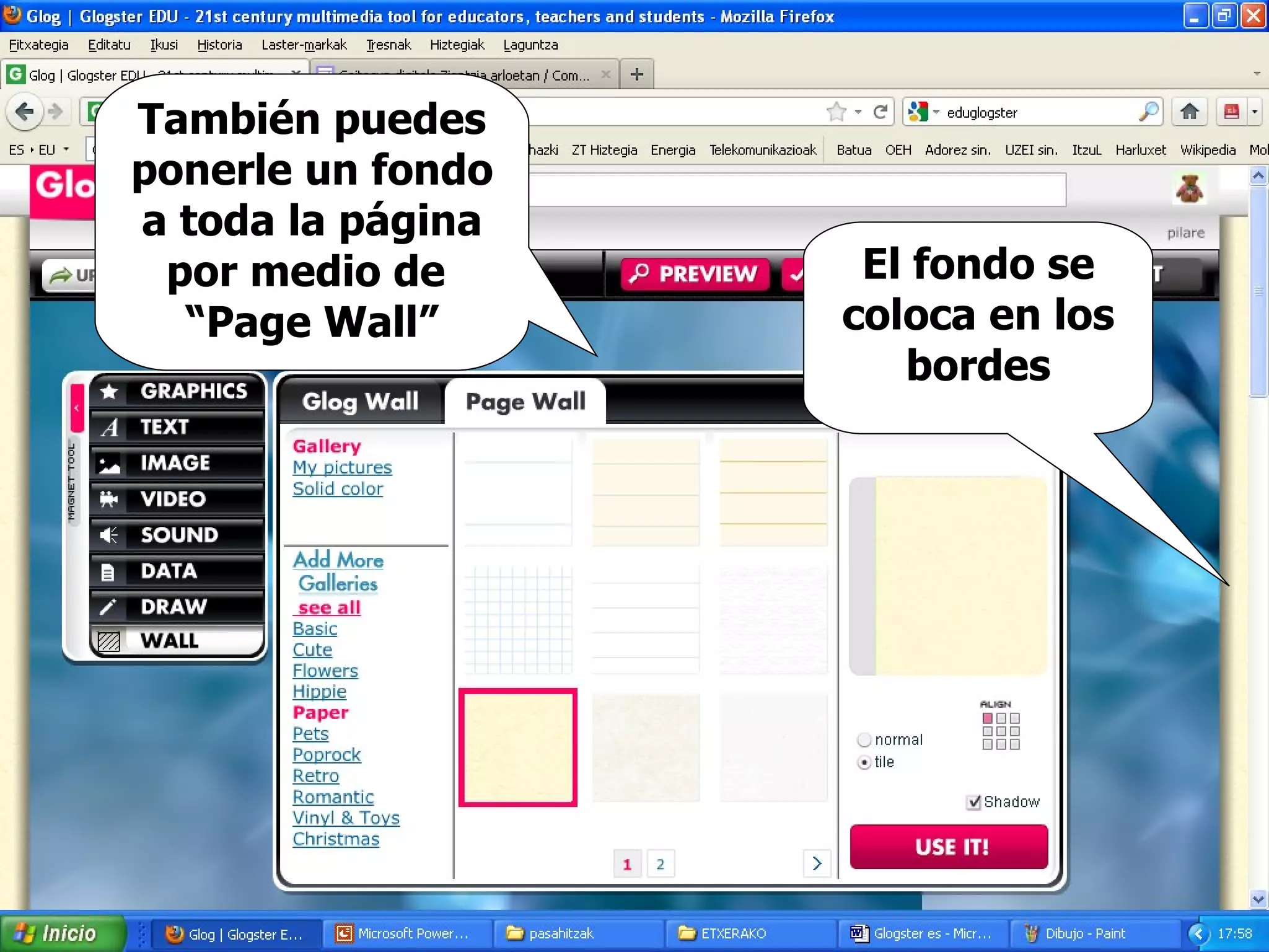 Eduglogster tutorial
