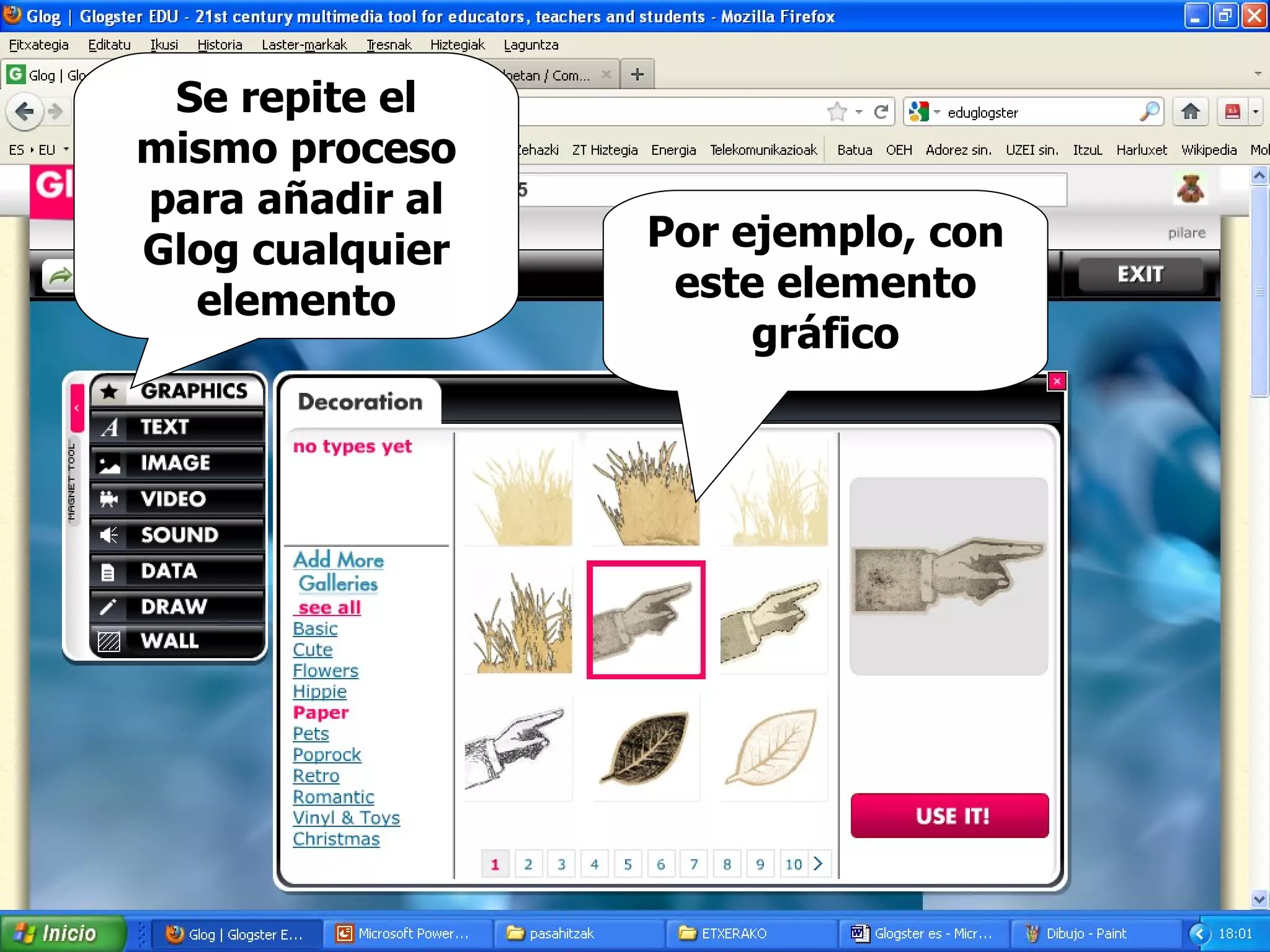 Eduglogster tutorial