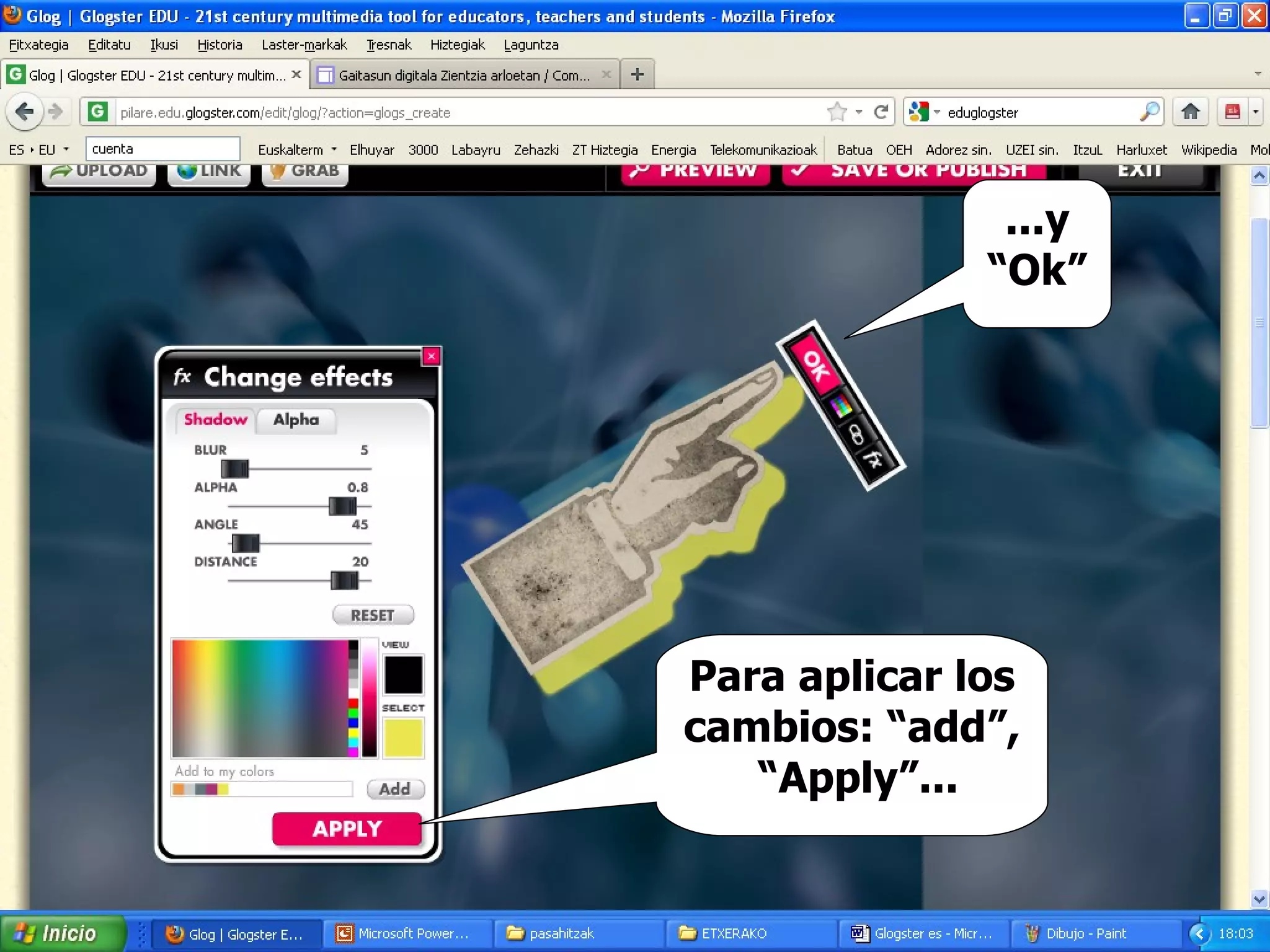Eduglogster tutorial