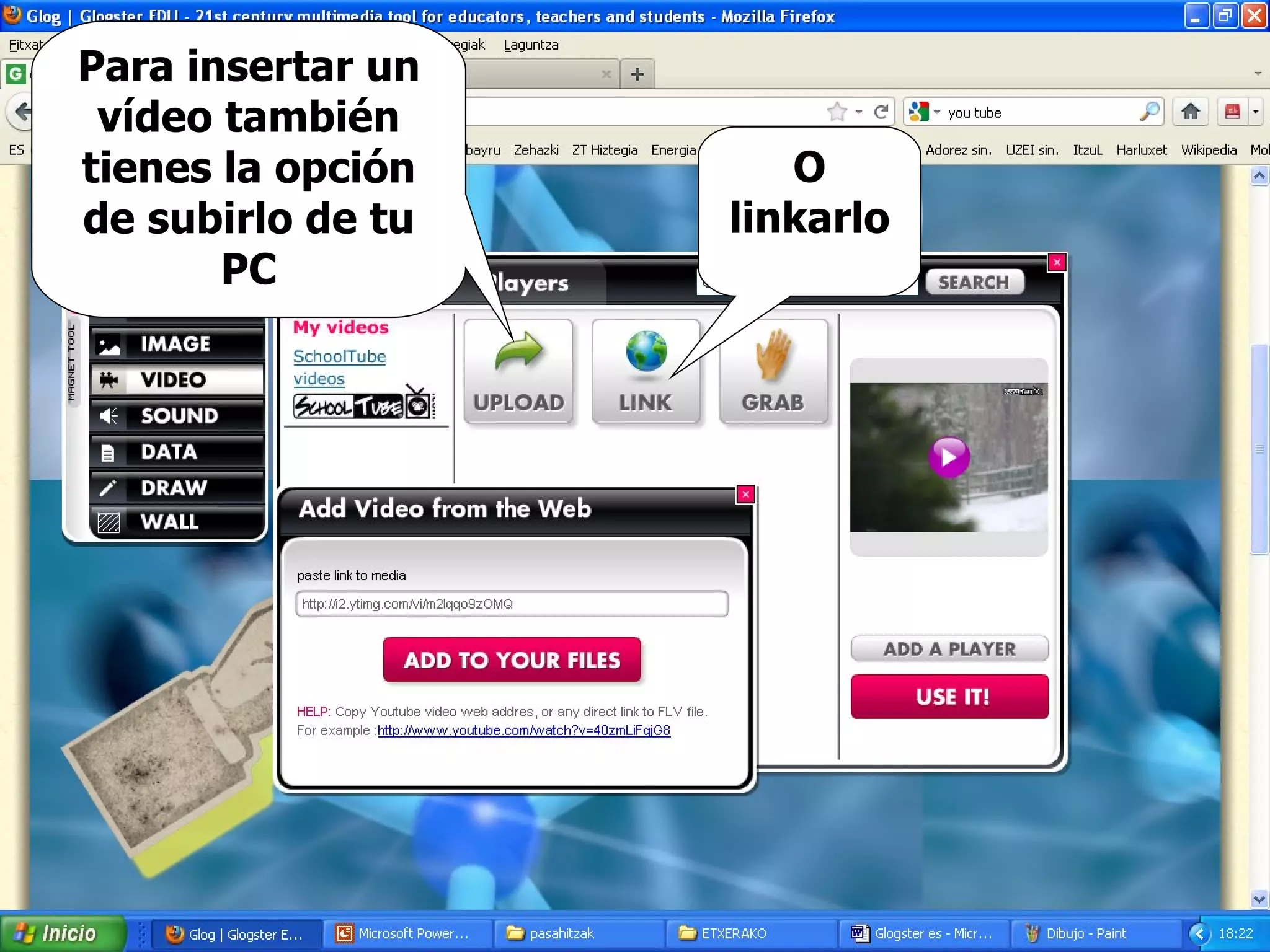 Eduglogster tutorial