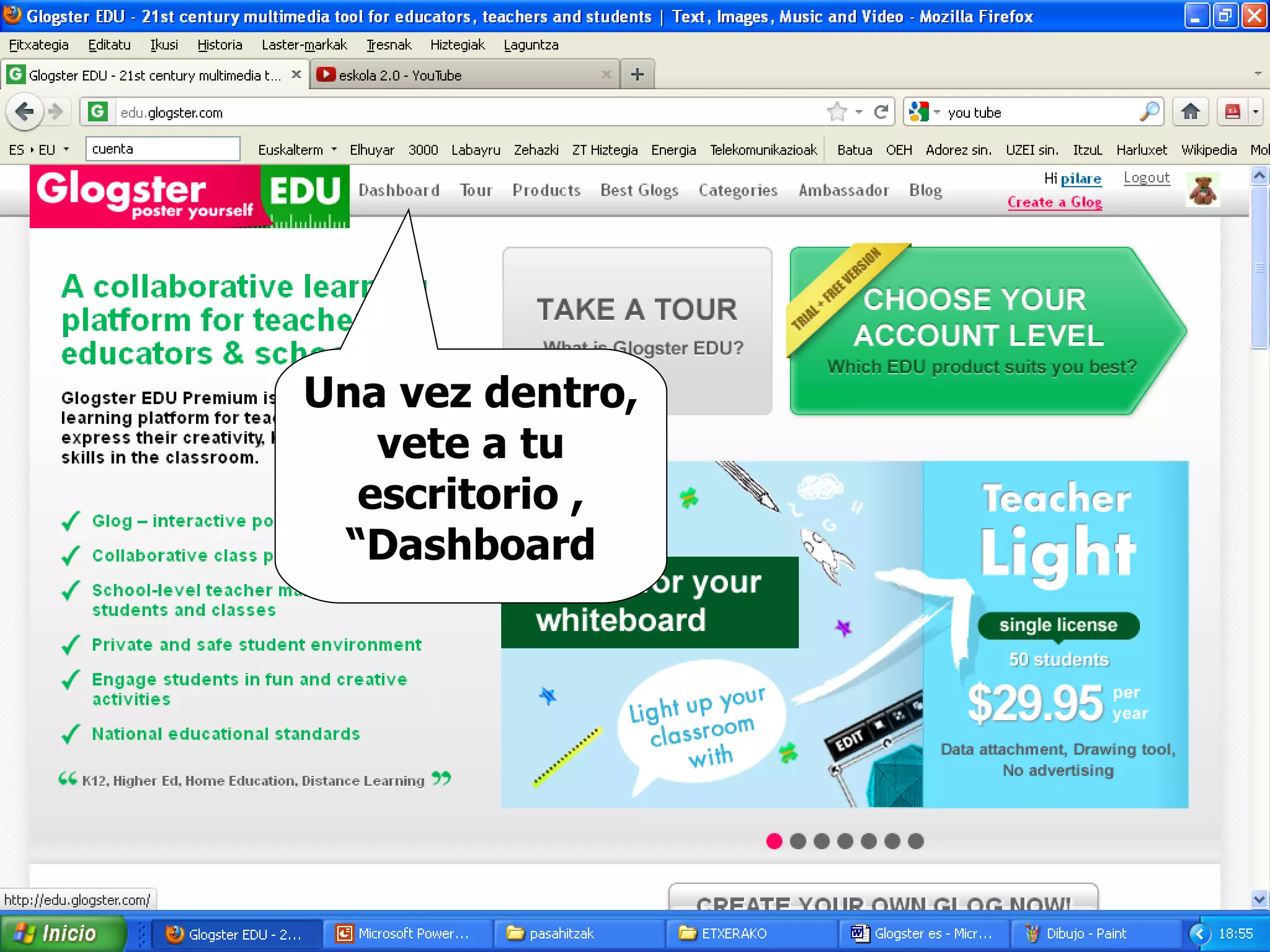 Eduglogster tutorial