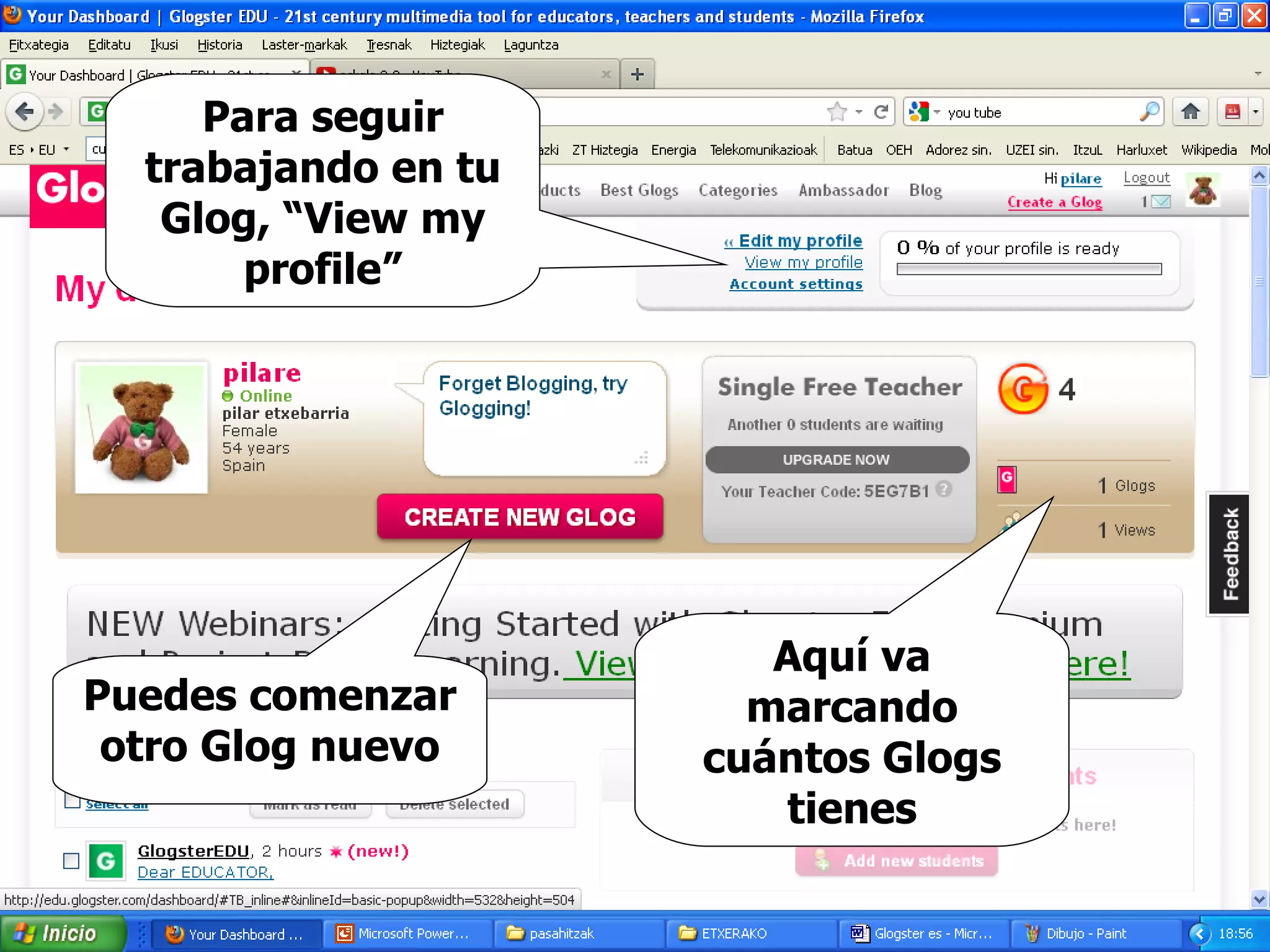 Eduglogster tutorial