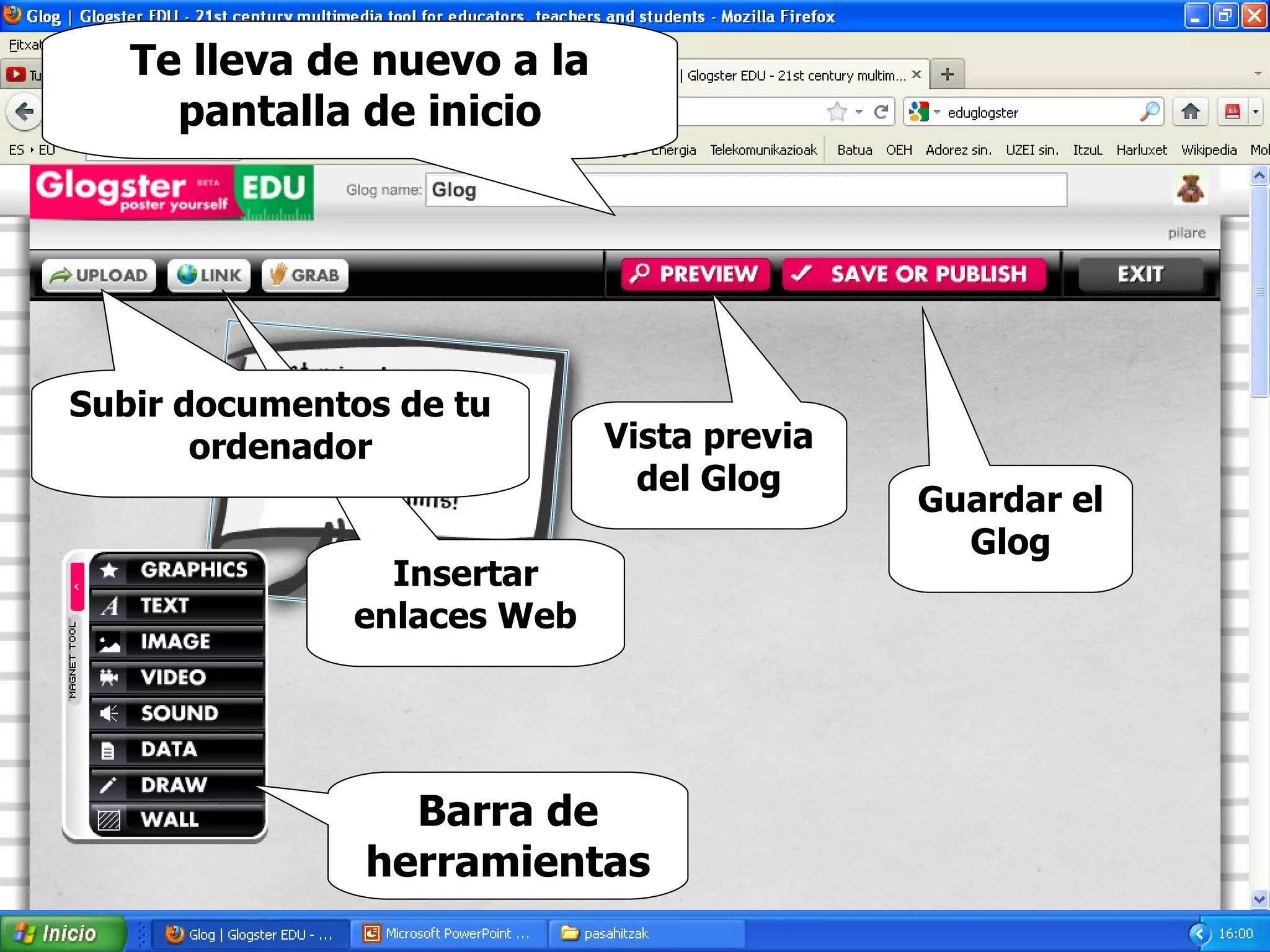 Eduglogster tutorial
