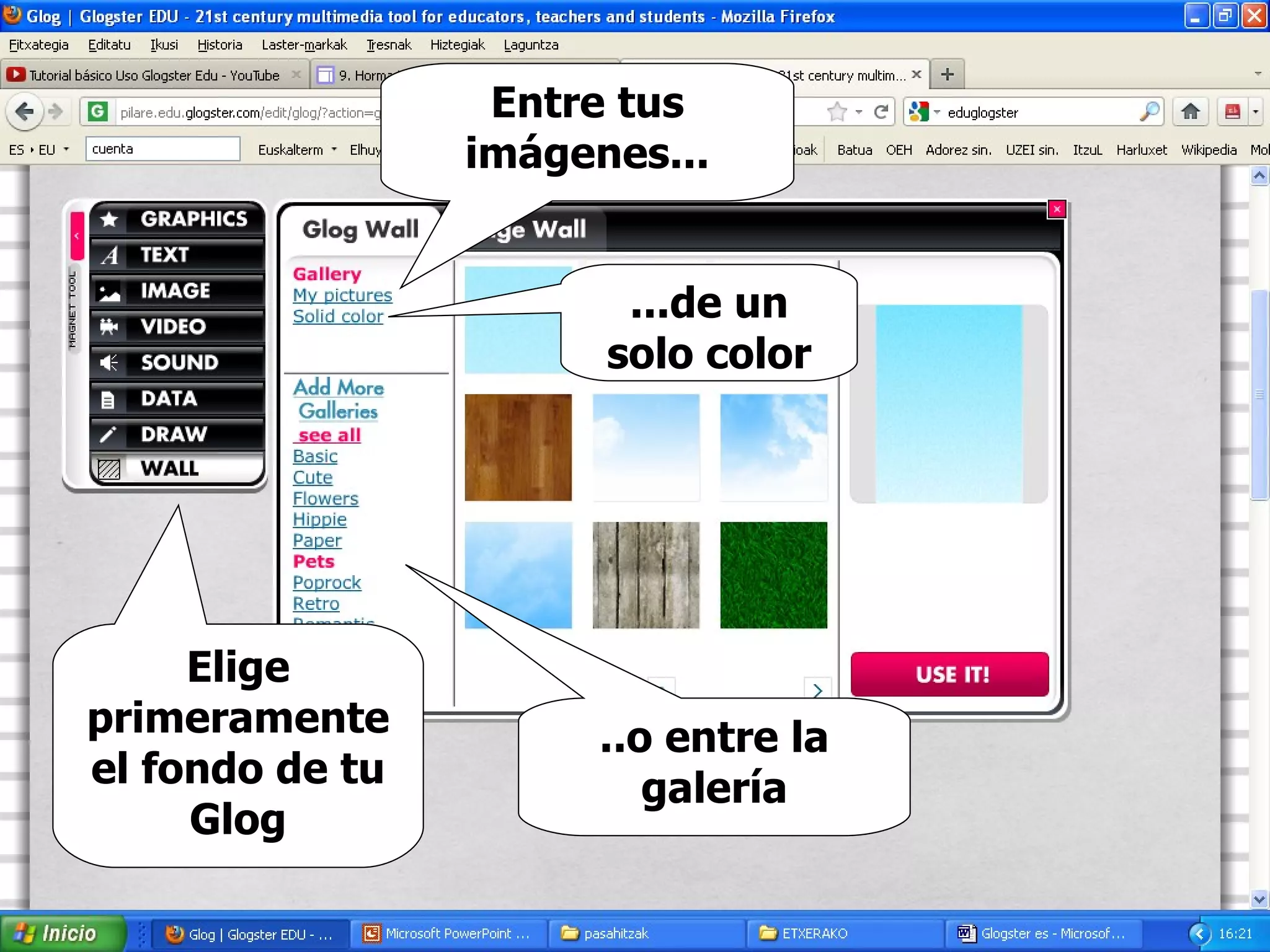 Eduglogster tutorial