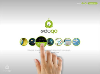 EduGO wulkan - interaktywna prezentacja edukacyjna w Flash